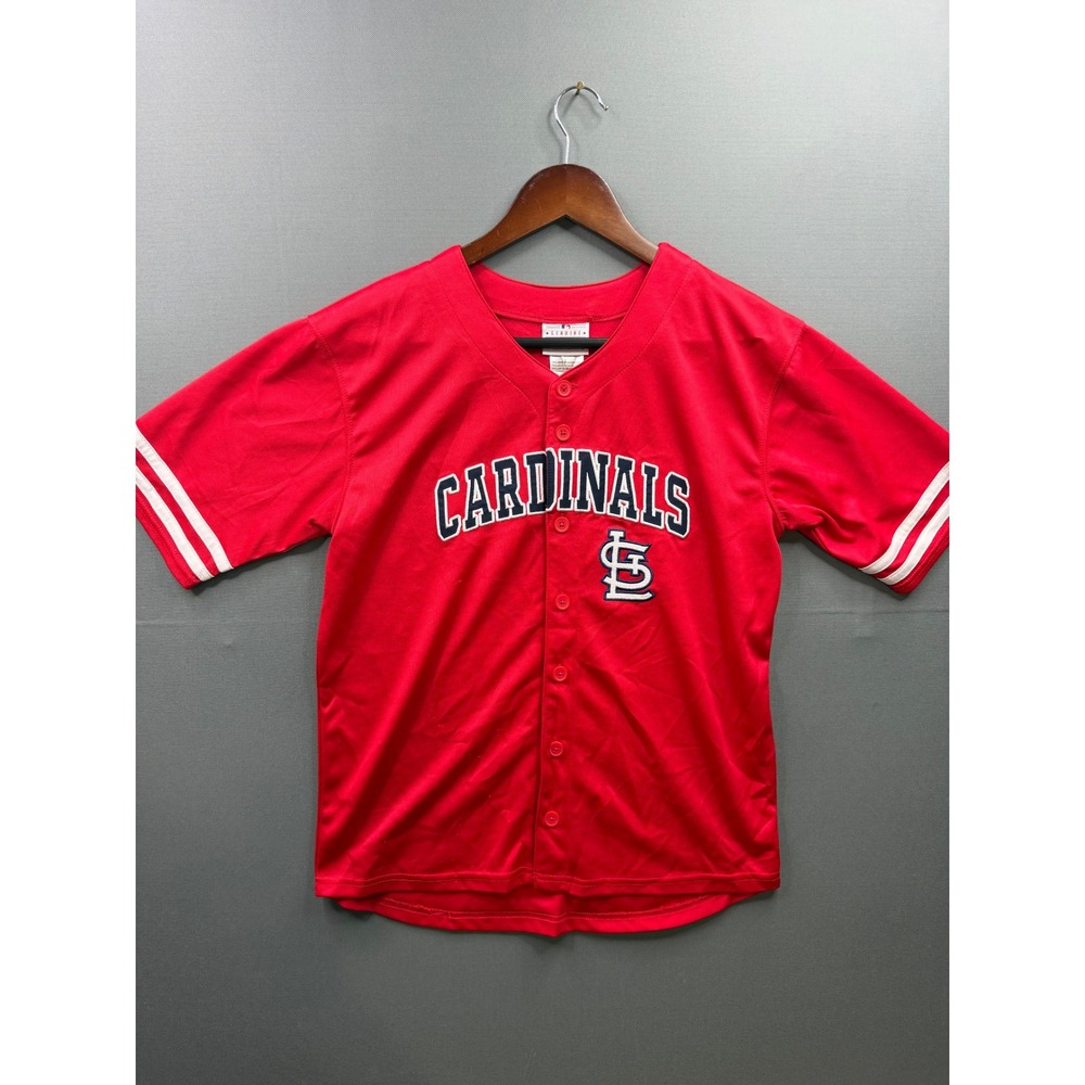 Team Athletics St. Louis Cardinals Jersey Youth Red Embroidered XL 14/16